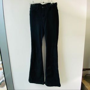 J BRAND: Maria Flare on Seriously Black (Size 26)